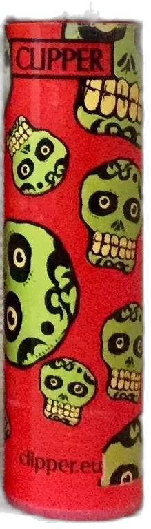 Fluo skulls, pieza 4